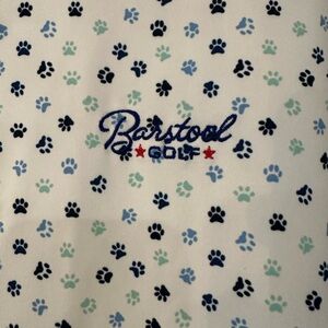 Barstool Golf Rhoback Polo Paw Print Design